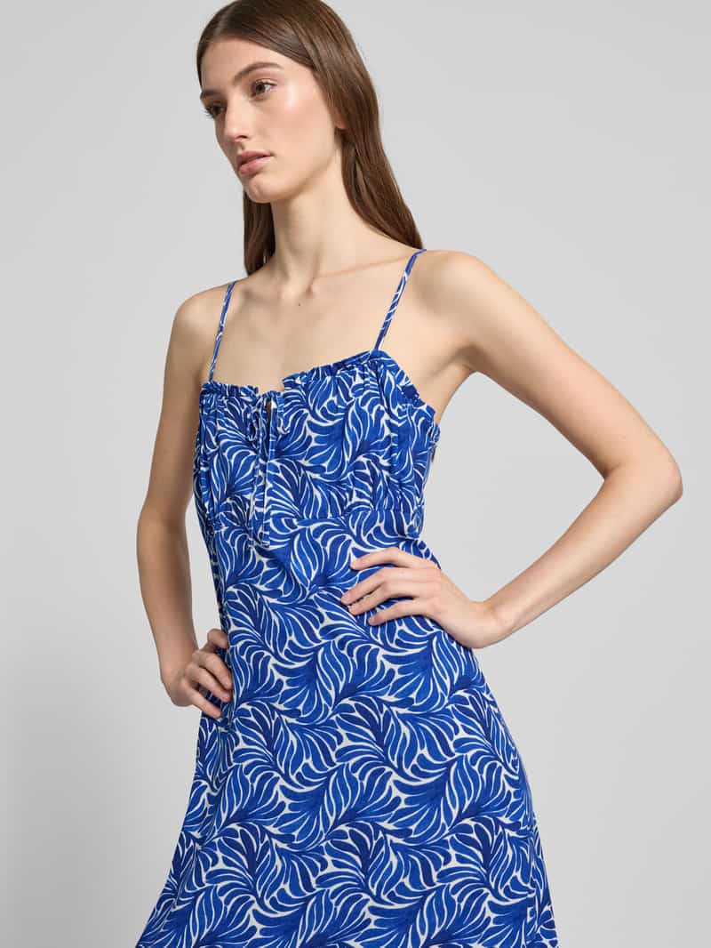 Only Midi-jurk in A-lijn van pure viscose model 'NOVA'