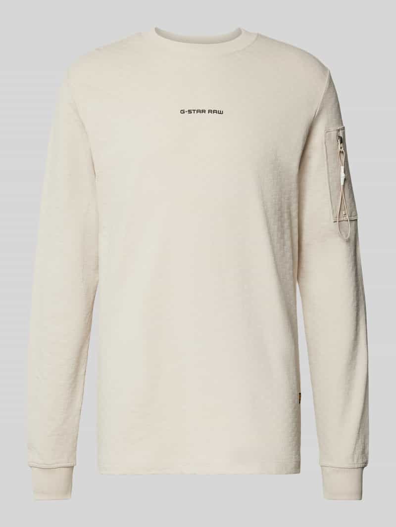 G-Star Raw Sweatshirt met ritszak op de mouw