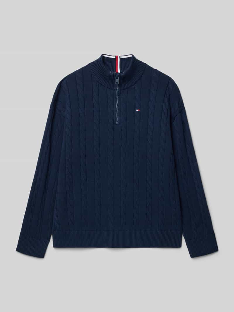 Tommy Hilfiger Teens Regular fit schipperstrui van puur katoen
