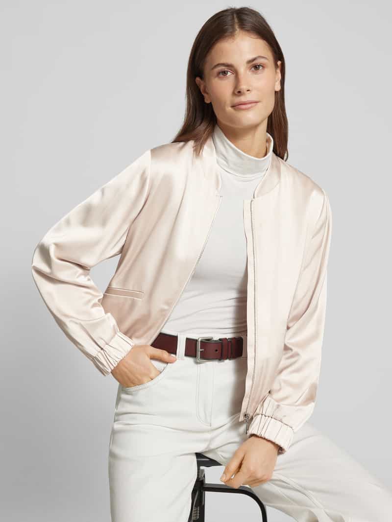 comma Blazer met opstaande kraag