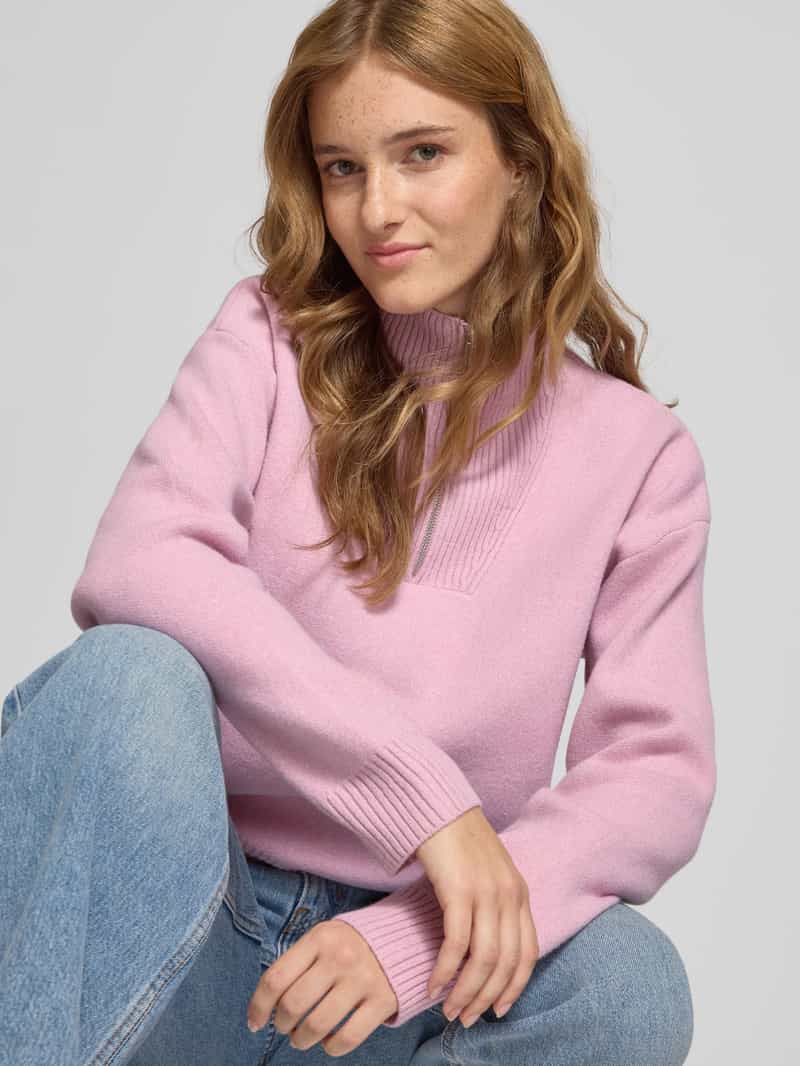 Pieces Regular fit pullover met schipperskraag model 'OREE'