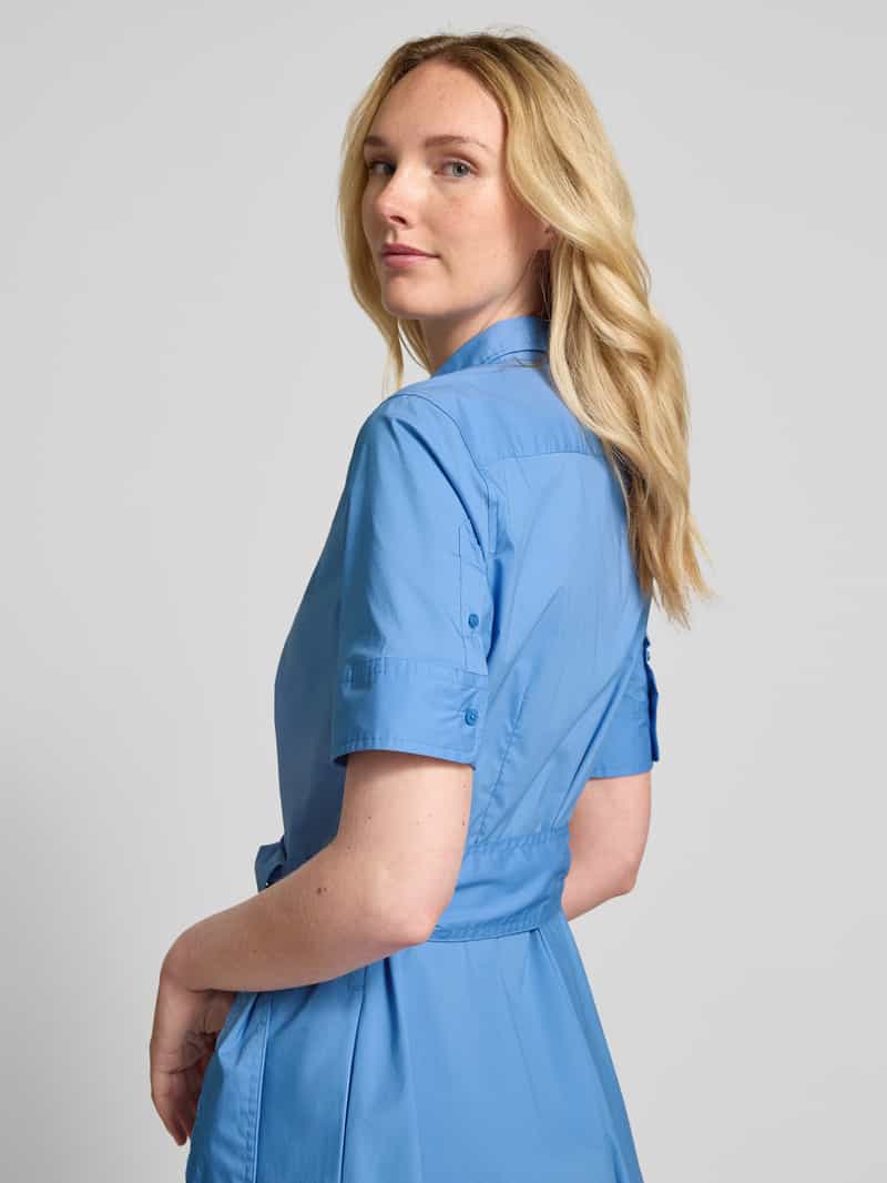 Lauren Ralph Lauren Knielange overhemdjurk met strikceintuur