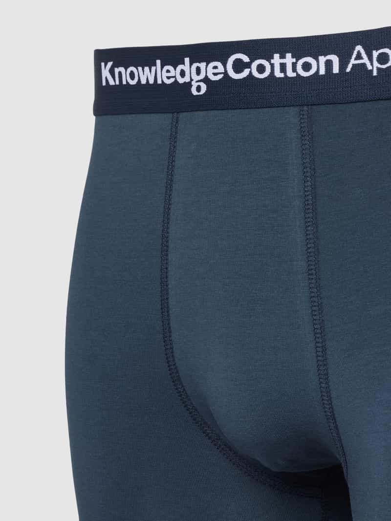 Knowledge Cotton Apparel Boxershort met elastische band in een set van 3 stuks