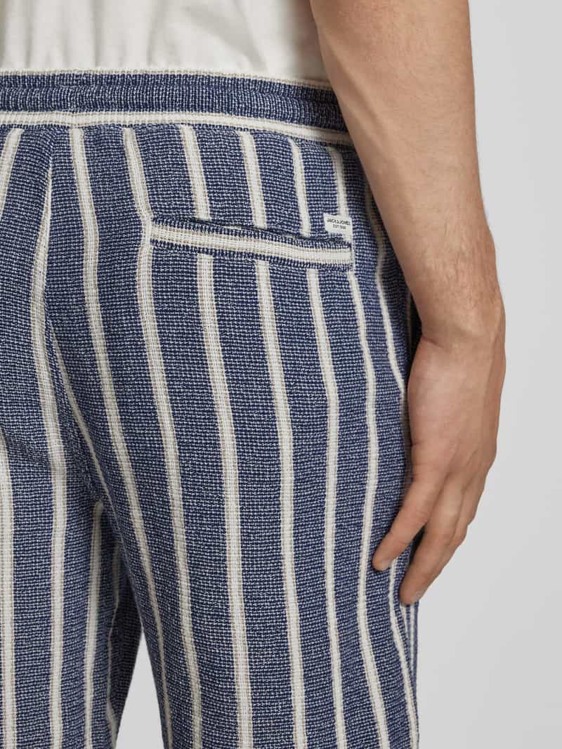 jack & jones Regular fit korte broek met structuurmotief model 'JAIDEN COBA'