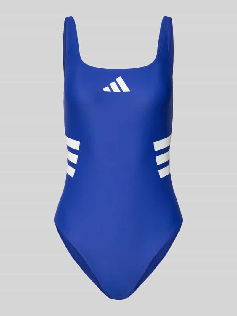 Slim fit sportbadpak met logoprint