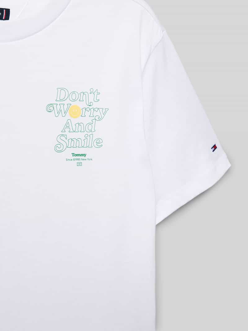 Tommy Hilfiger Teens T-shirt met statementprint