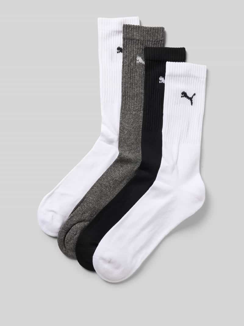 Puma Sokken met labelprint in een set van 4 paar