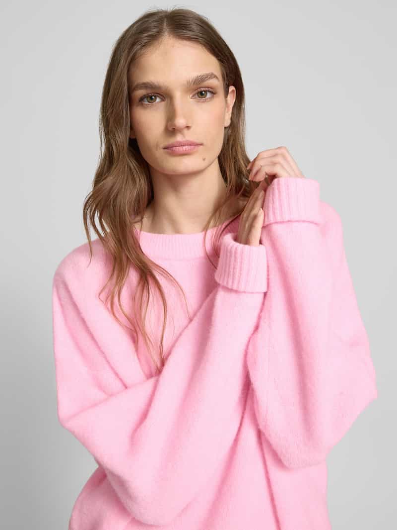 American vintage Gebreide pullover met ribboorden model 'VITOW'