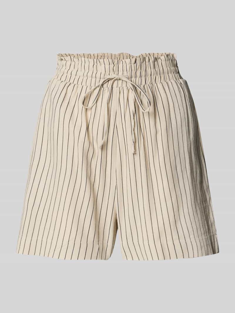 Vero Moda Loose fit korte broek van een mix van viscose en linnen model 'MYMILO'