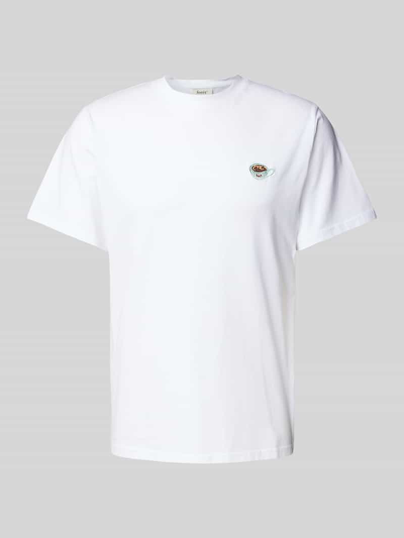 Forét-shirt met labelstitching