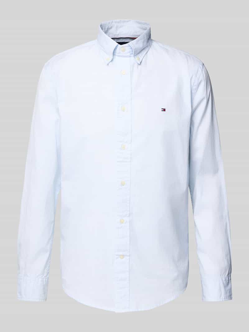 Tommy Hilfiger Regular fit overhemd van puur katoen