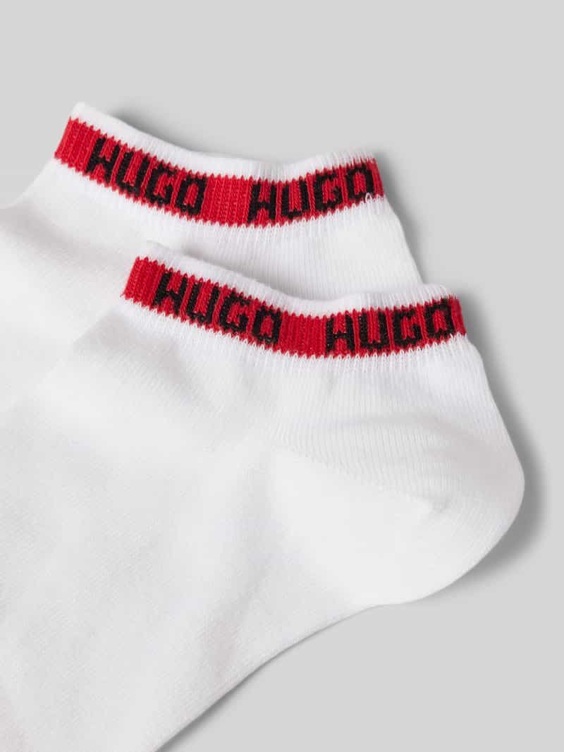 HUGO Sokken met labeldetail in een set van 2 paar
