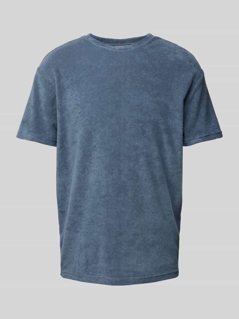 Only & Sons T-shirt met geribde ronde hals model 'HELLAS'