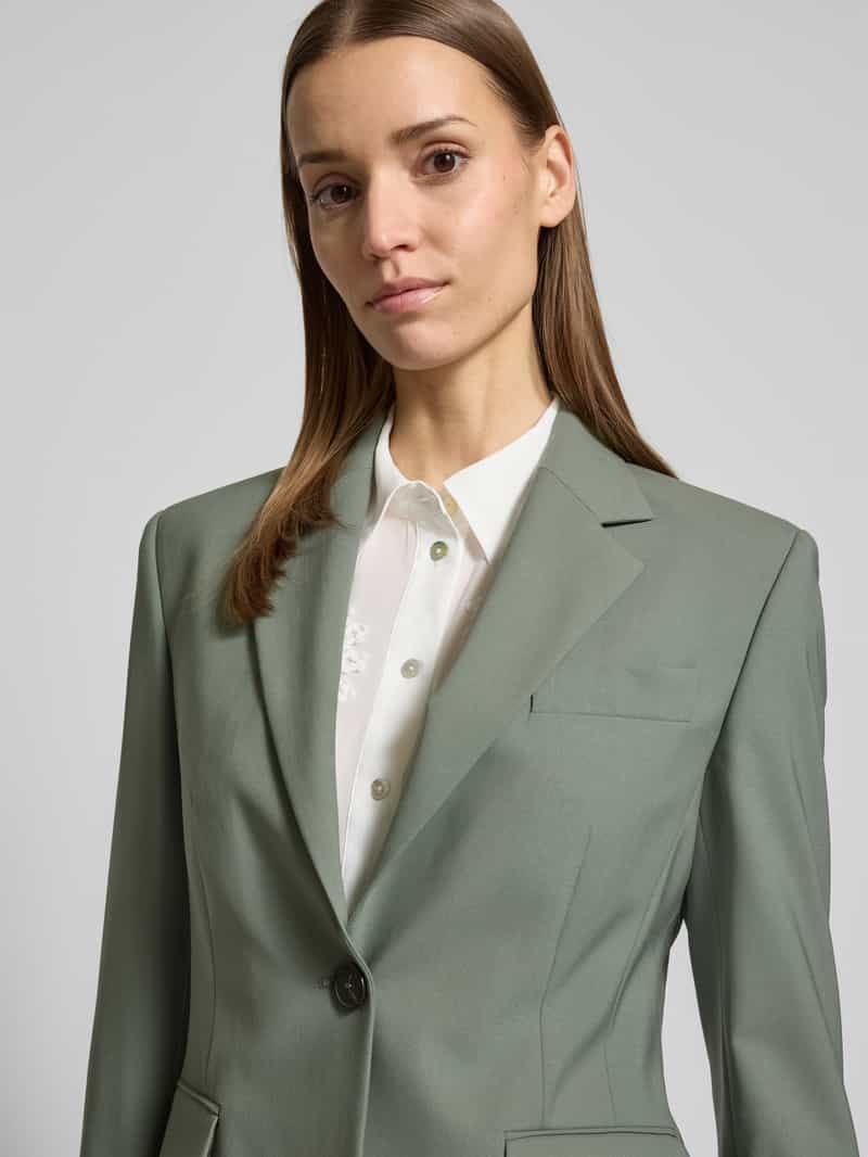 Windsor Blazer met paspelzak op de borst