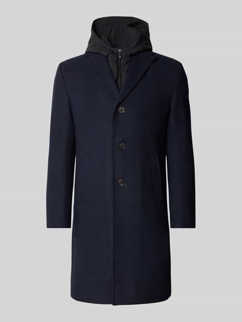 CG Club of Gents Lange jas met capuchon model 'MARNI'