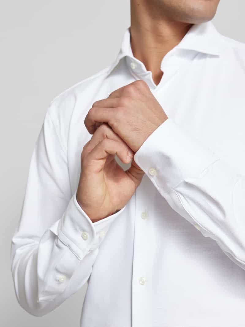 Boss Regular fit zakelijk overhemd met haaikraag
