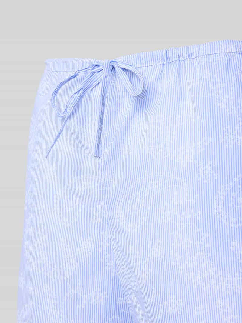 Christian Berg Woman Korte regular fit pyjamabroek met tunnelkoord