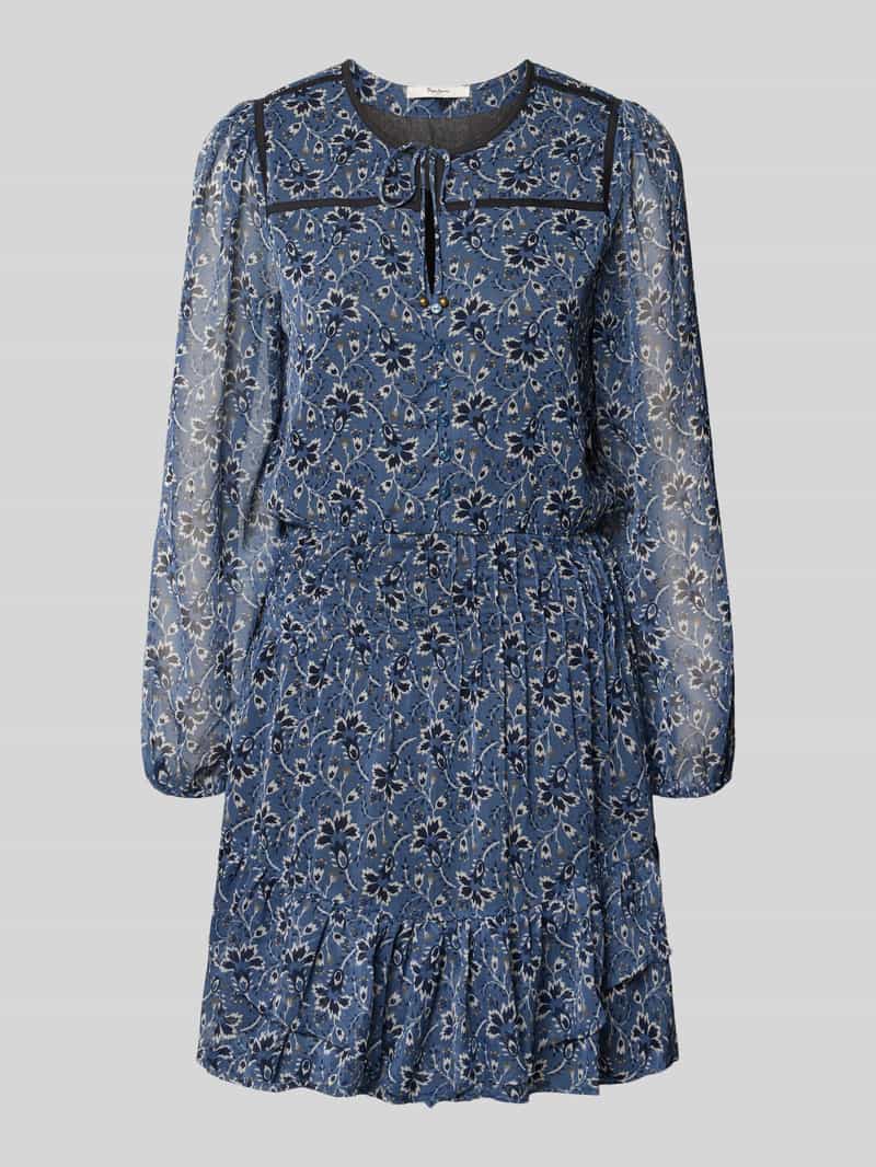 Pepe Jeans Mini-jurk met volantzoom model 'HELOYSE'