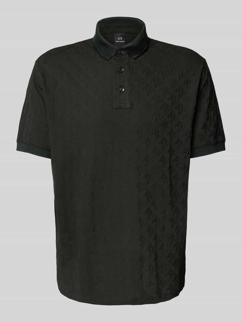 Armani Exchange Poloshirt met labeldetails