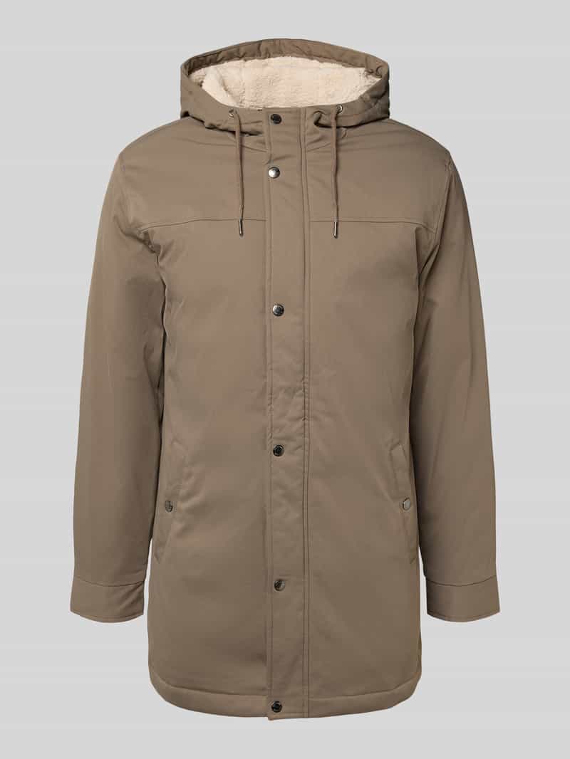 Only & Sons Regular fit parka met teddybont in de capuchon model 'ALEXANDER'