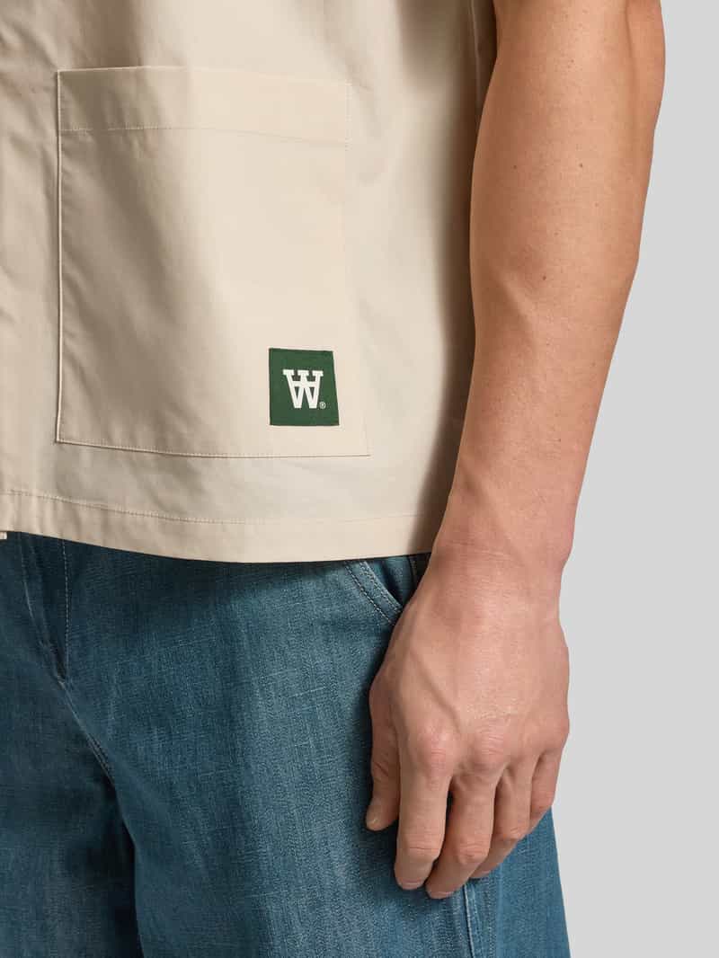 Wood Regular fit vrijetijdsoverhemd met reverskraag model 'mumphry'