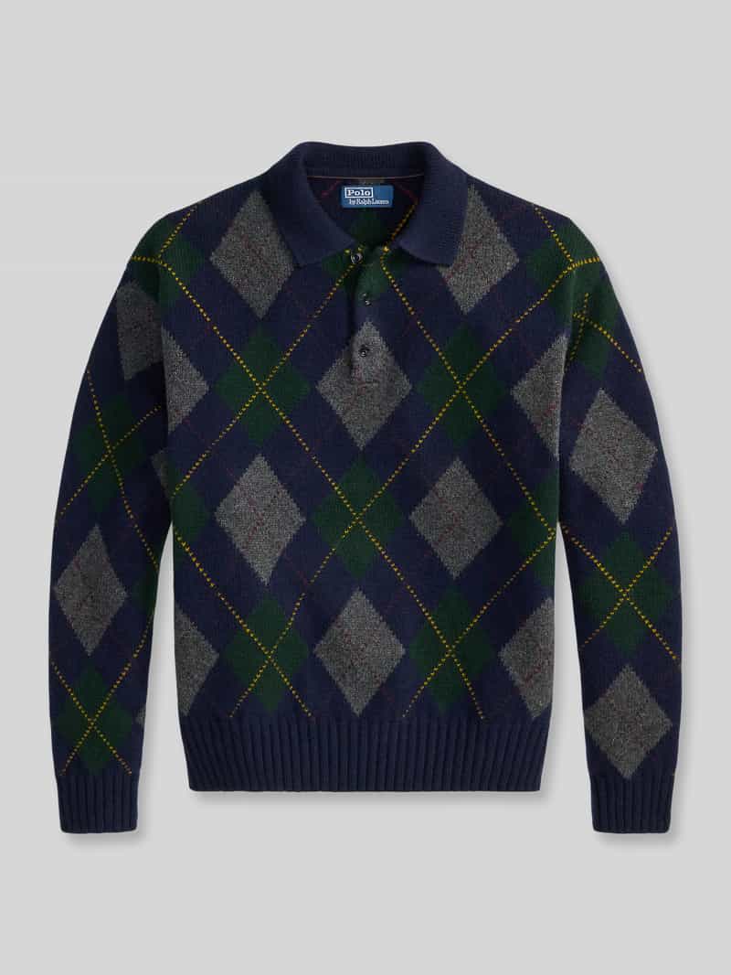 Polo Ralph Lauren Regular fit pullover van wol mohair met polokraag
