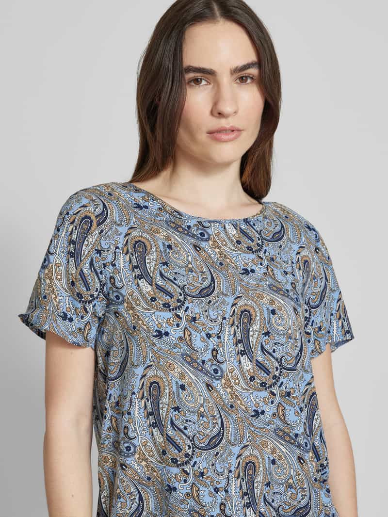 Soyaconcept Regular fit blouseshirt met ronde hals model 'PIANNA'