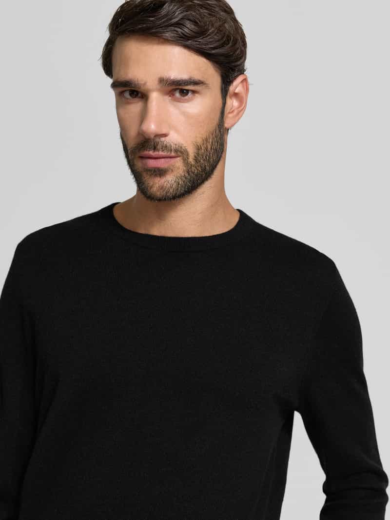 Boss Relaxed fit gebreide pullover van puur kasjmier model 'EMIGLIORE'