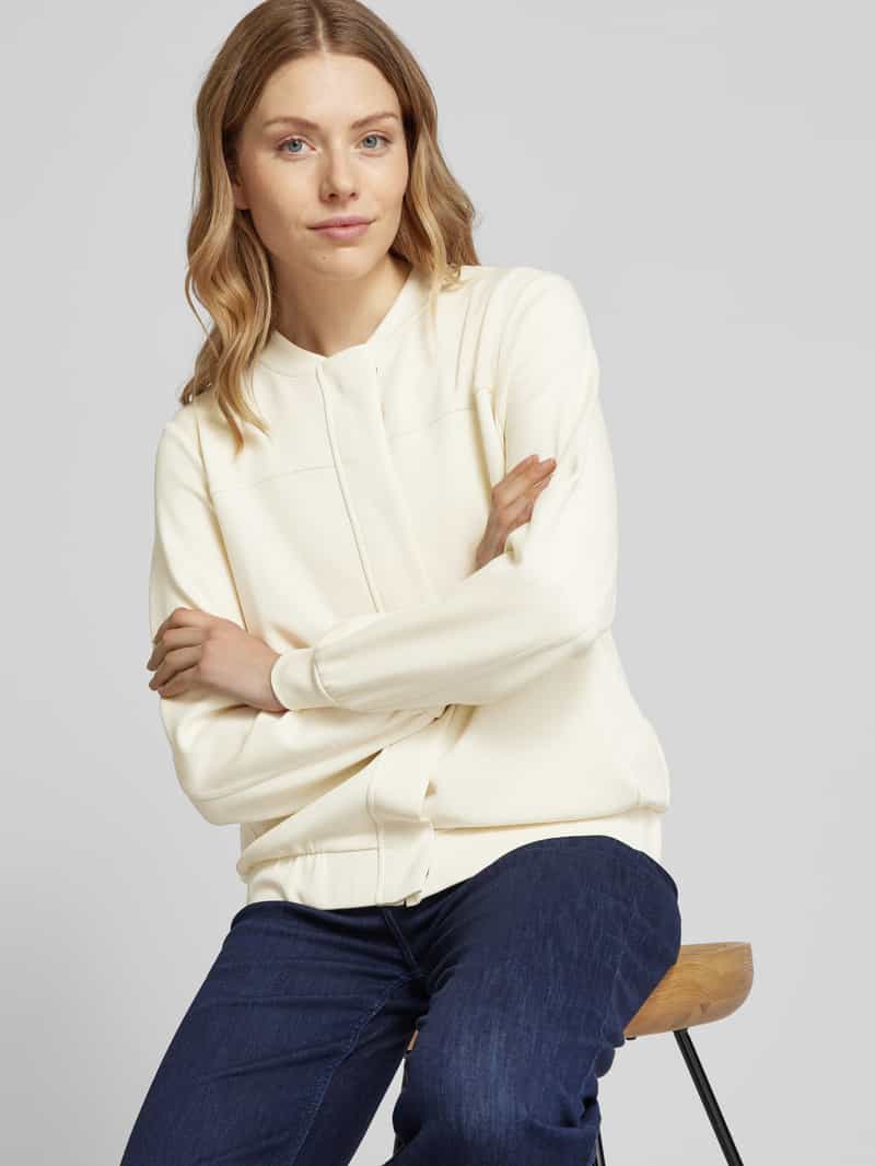 Soyaconcept Sweatjack met drukknoopsluiting model 'BANU'