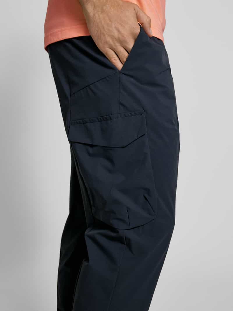 BOSS Green Tapered fit cargobroek met elastische band model 'Urbanex'