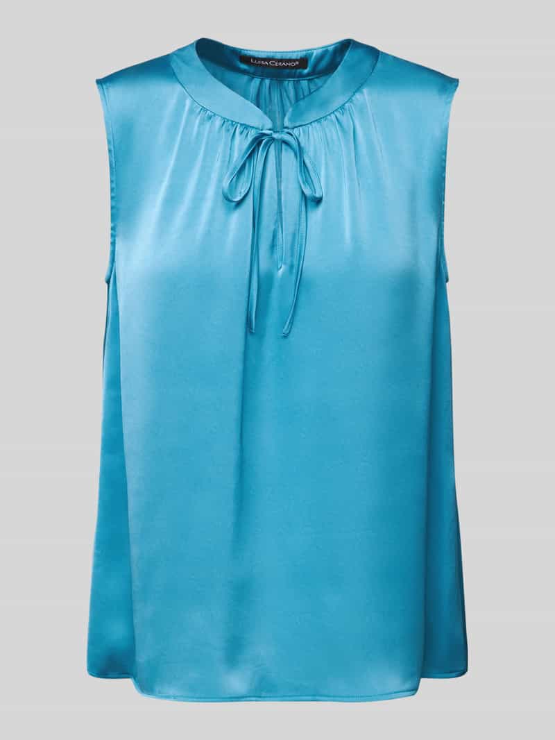 LUISA CERANO Relaxed fit blousetop met druppelvormige hals