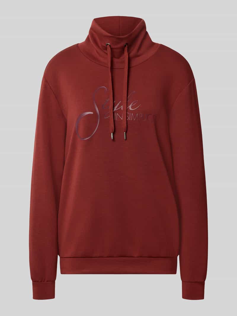 Regular fit sweatshirt van puur modalmix model 'BANU'