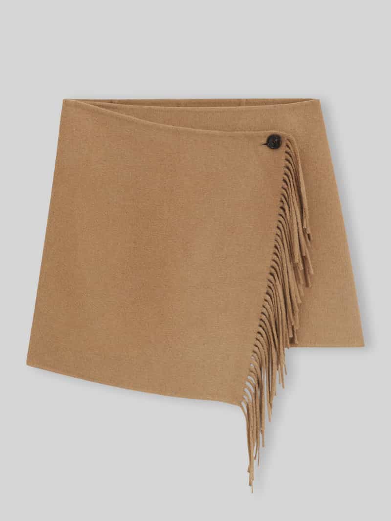 Boss Orange Mini-rok model 'D-ROCK' met franjes