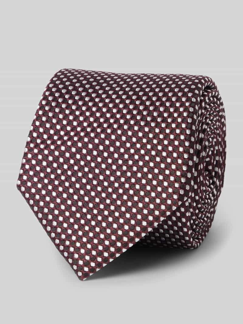 Boss Stropdas van zijdemix (7 5 cm)