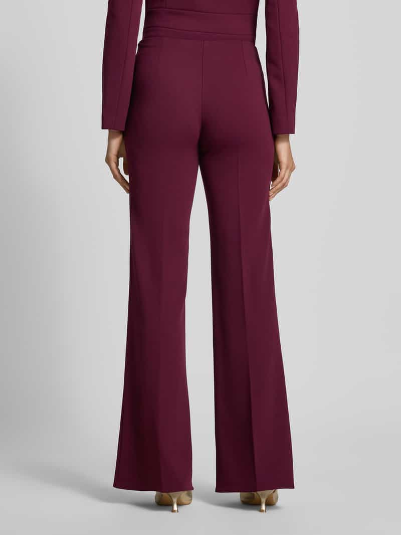 RINASCIMENTO flared fit stoffen broek met persplooien