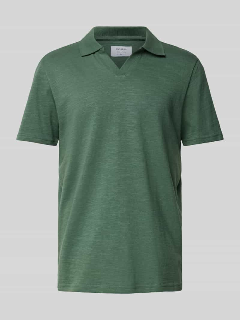 MCNEAL Regular fit poloshirt met V-hals