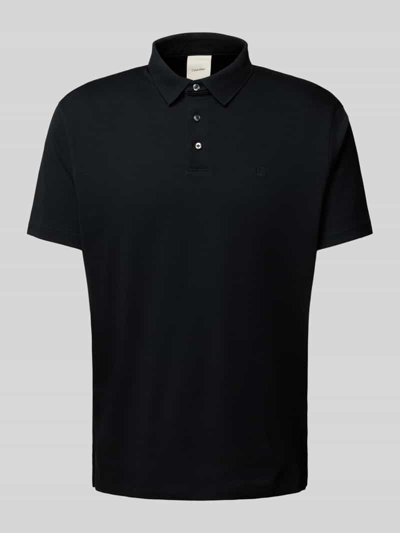 CK Calvin Klein Relaxed fit poloshirt met logostitching model 'SUPMA'