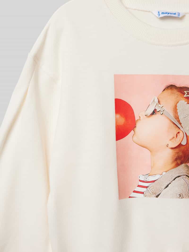 Mayoral Sweatshirt met motiefprint