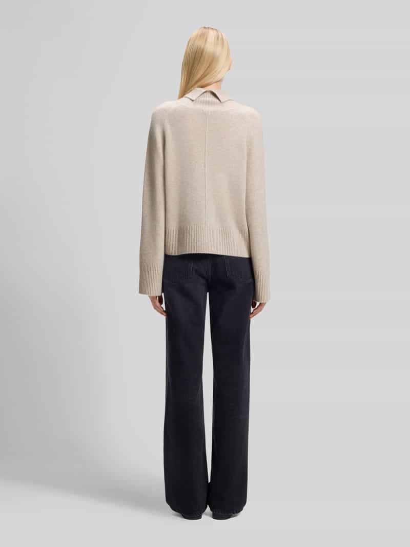 Boss Regular fit coltrui van kasjmier