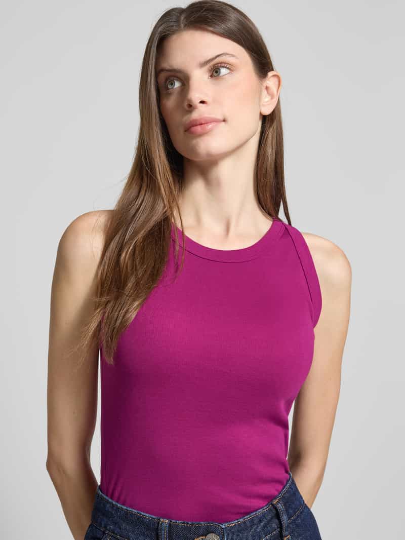 Marc O'Polo Slim fit tanktop van puur katoen