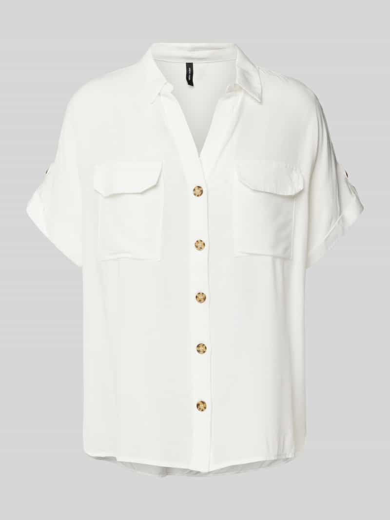 Vero Moda Overhemdblouse met knoopsluiting model 'BUMPY'