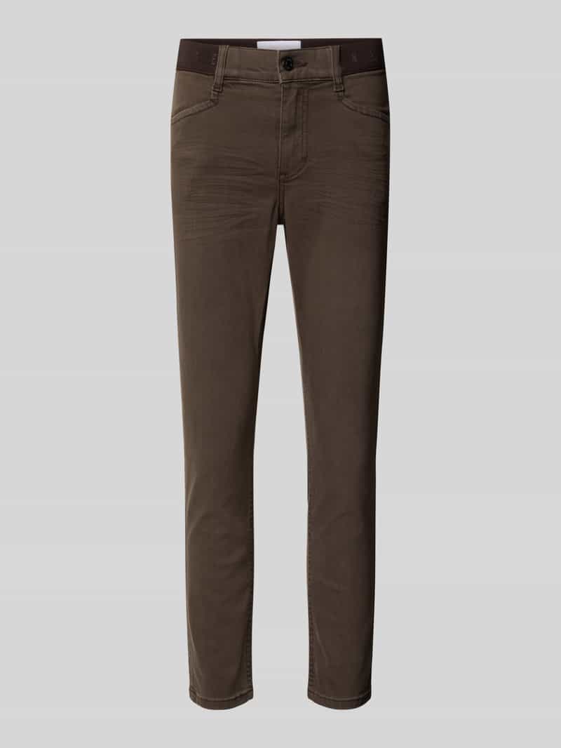 Angels Slim fit jeans met logostitching model 'Ornella'