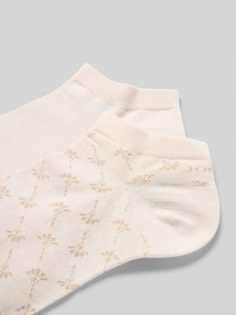 JOOP! Collection Sneakersokken met labeldetail