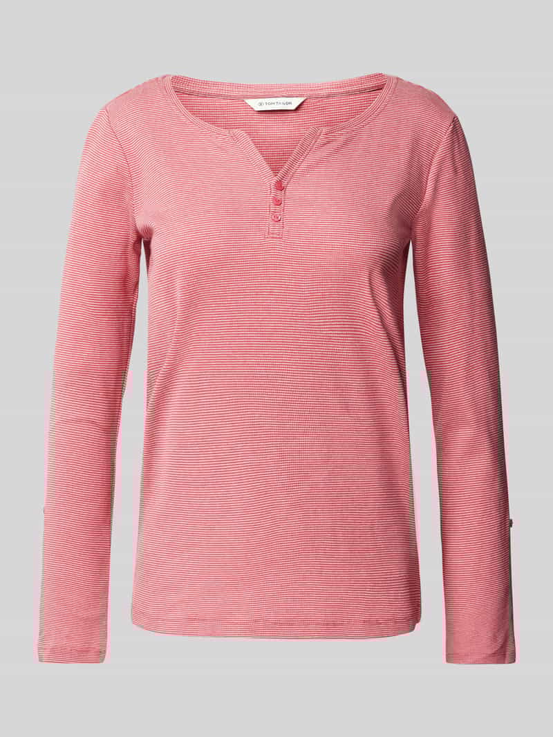 Tom Tailor Henleyshirt met 7/8 mouw