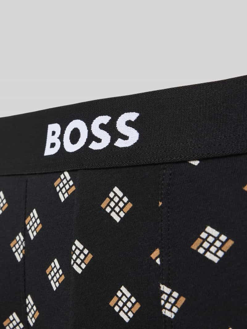 Boss Regular fit boxershort van katoenmix in een set van 3 stuks