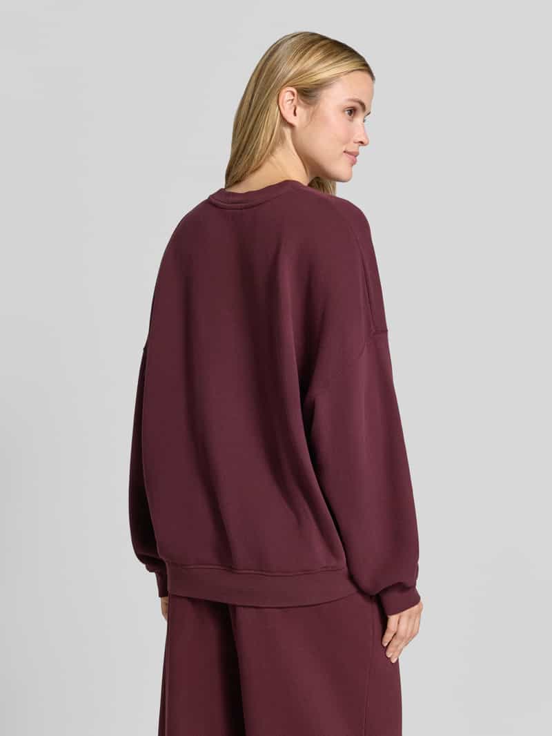 American vintage oversized fit sweatshirt van katoenmix met stretch