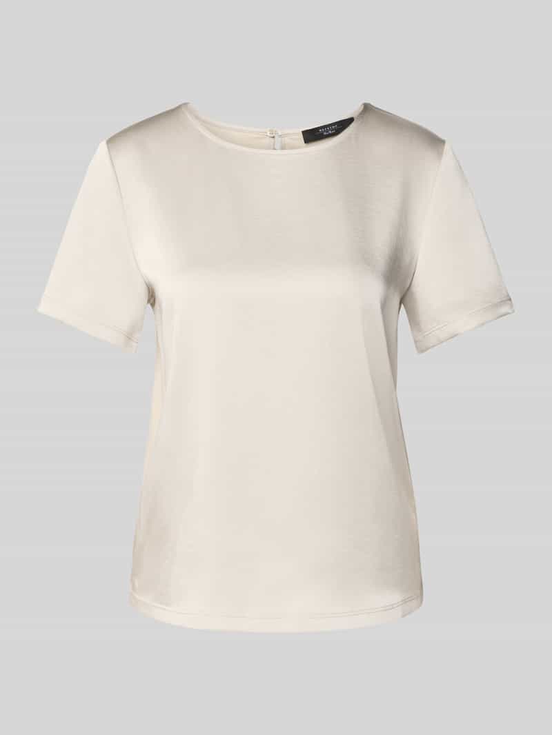 Weekend Max Mara Regular fit T-shirt van satijn en jersey model 'GILBERT'