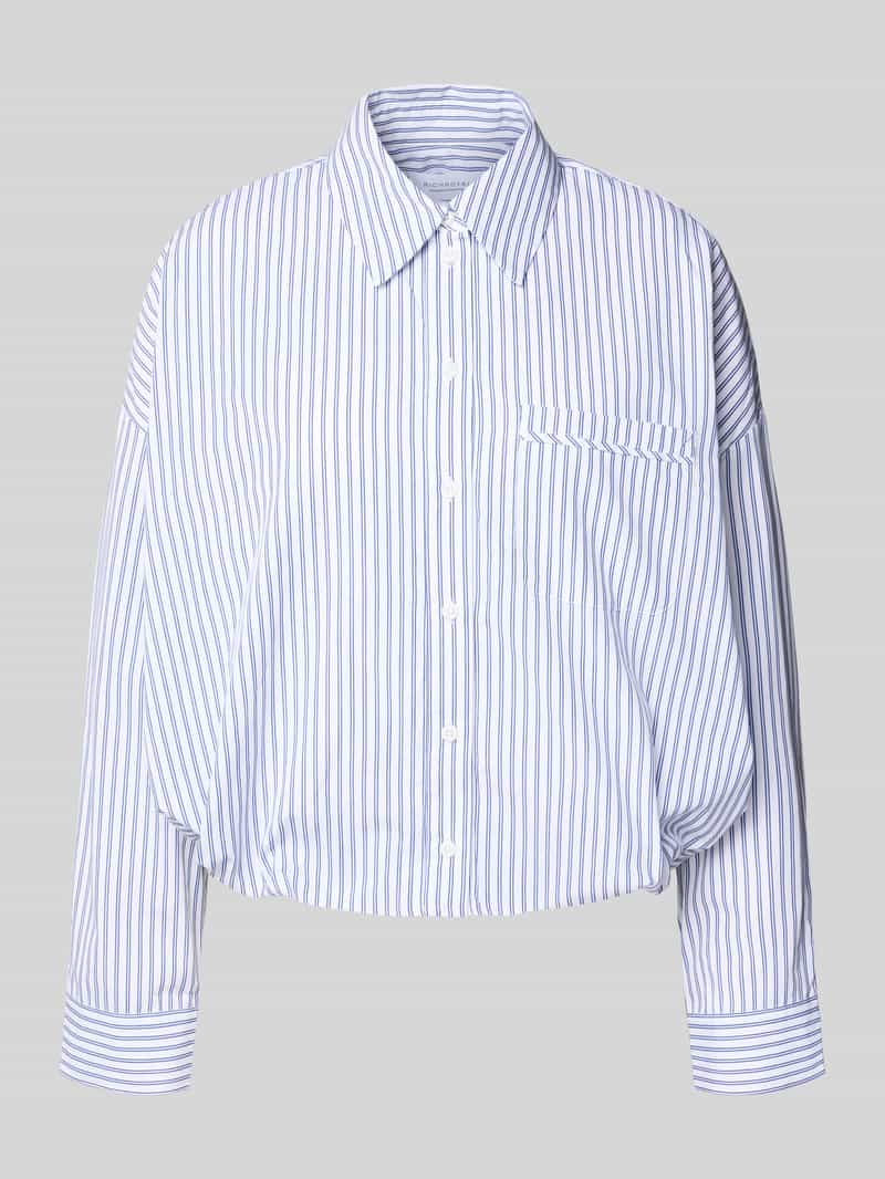 blouse met overgesneden schouders