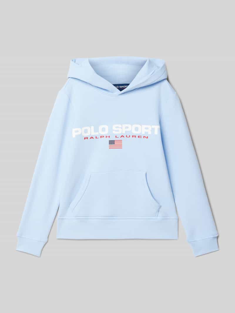 Polo Sport Hoodie met labelprint