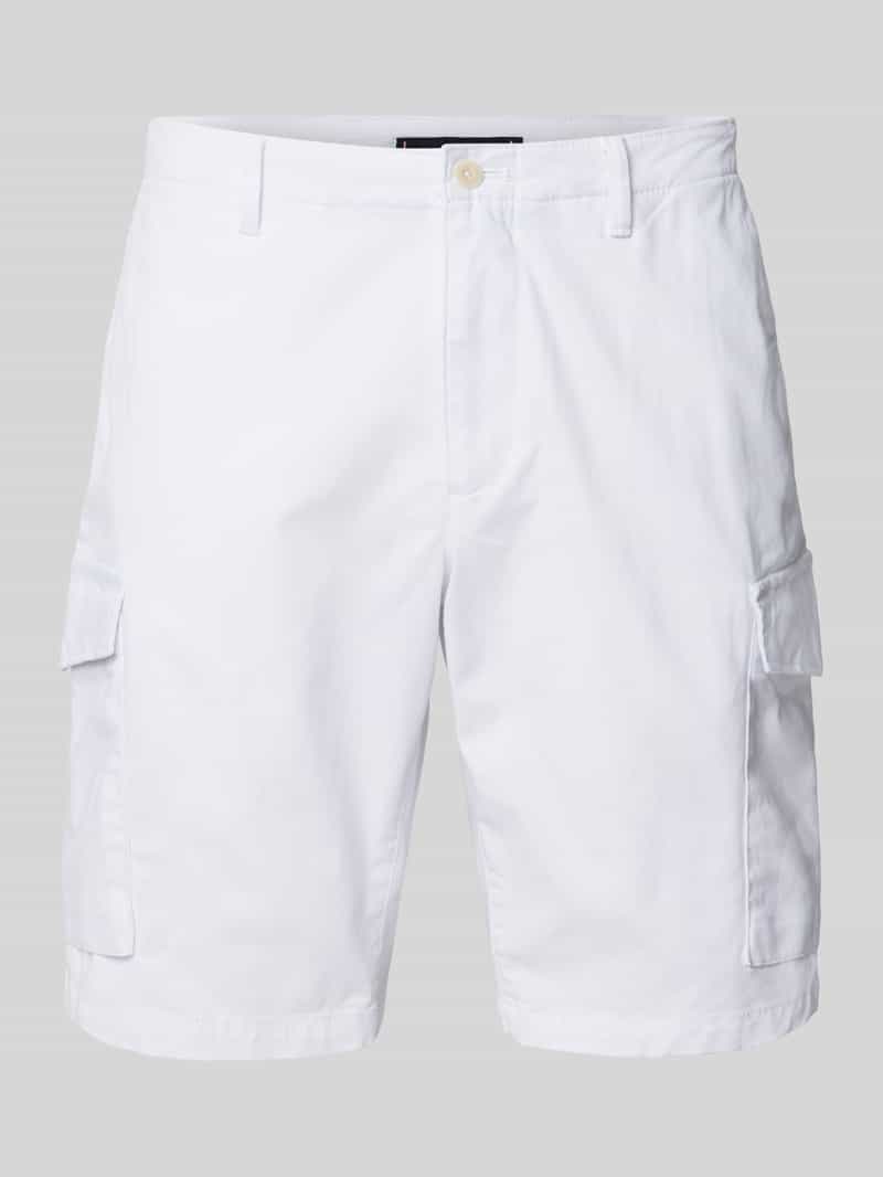 Tommy Hilfiger Regular fit korte cargobroek met riemlussen